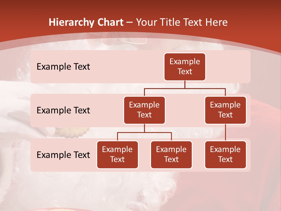 Senior Xmas Claus PowerPoint Template