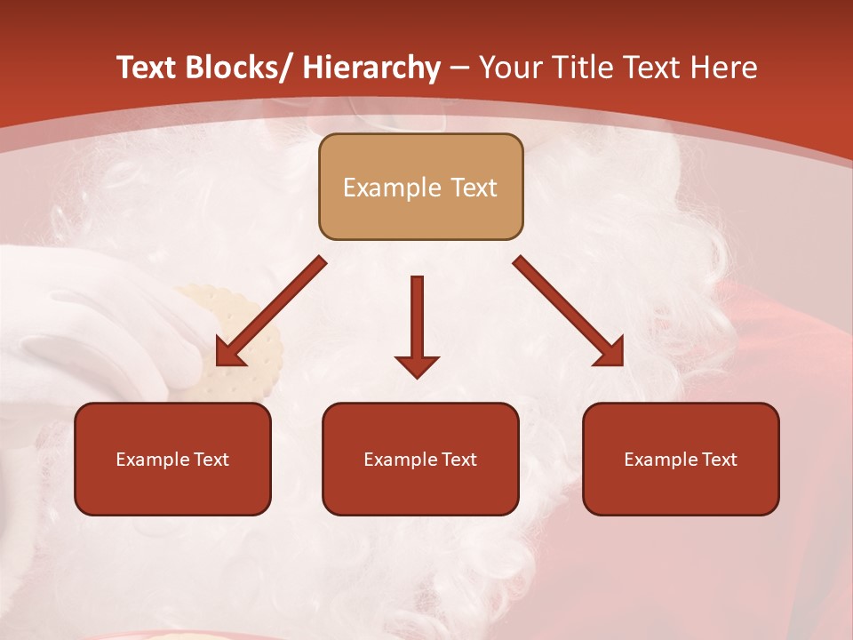 Senior Xmas Claus PowerPoint Template