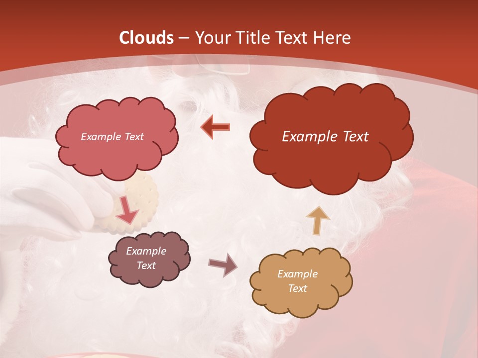 Senior Xmas Claus PowerPoint Template