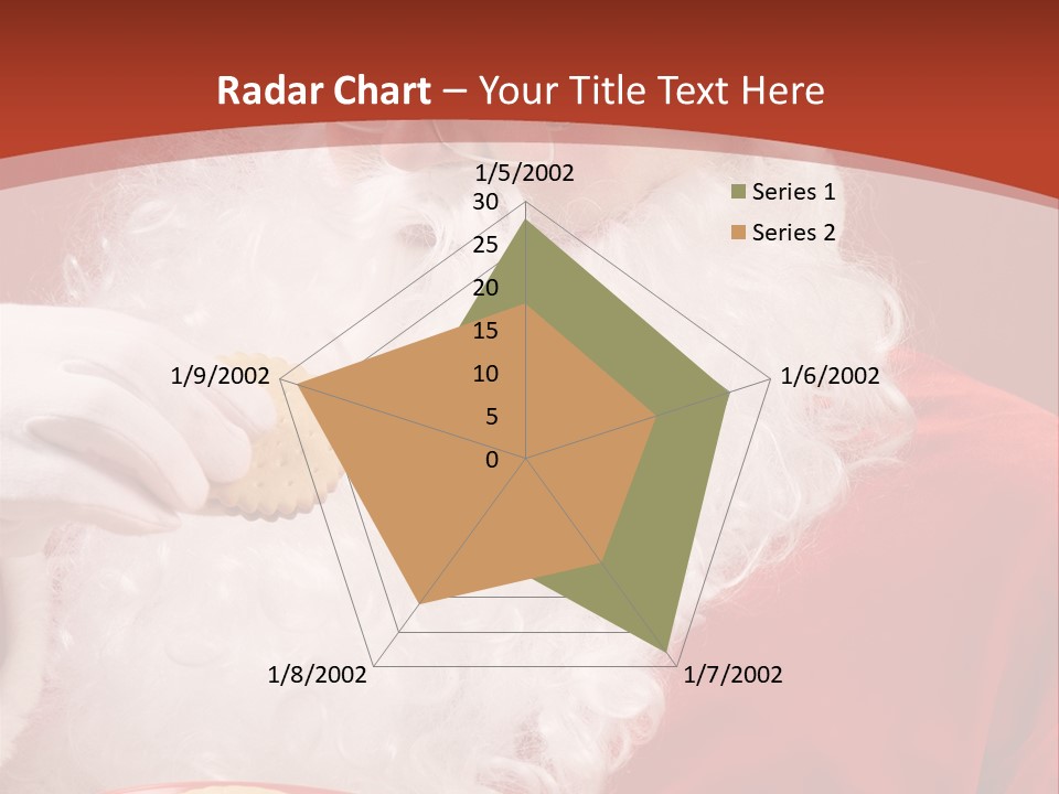 Senior Xmas Claus PowerPoint Template