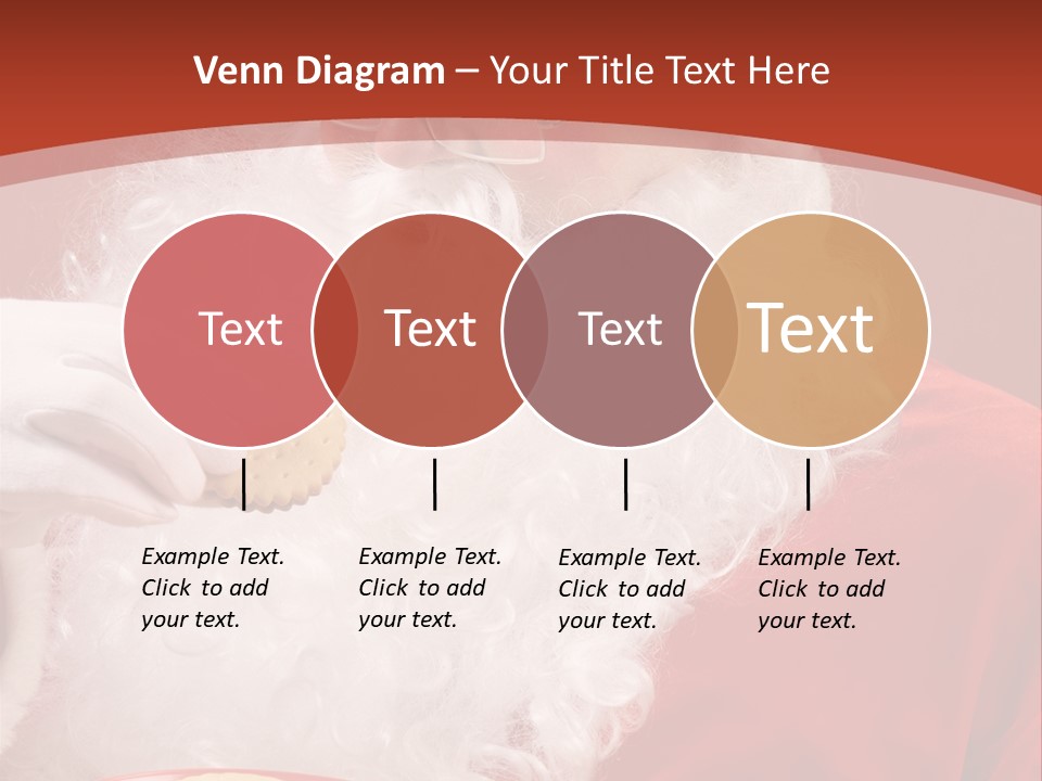 Senior Xmas Claus PowerPoint Template