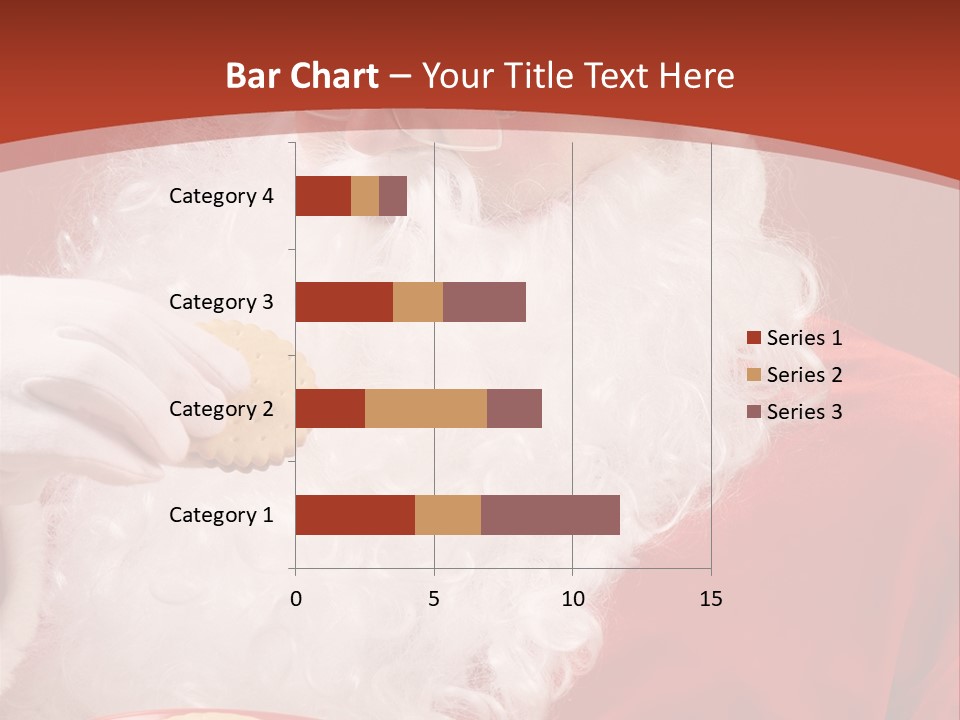 Senior Xmas Claus PowerPoint Template