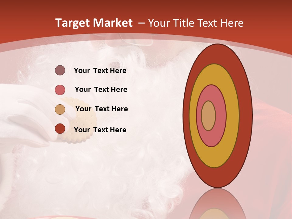 Senior Xmas Claus PowerPoint Template