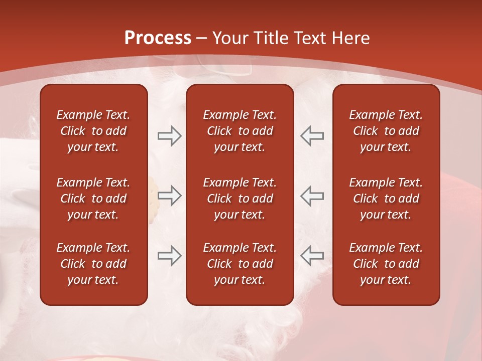 Senior Xmas Claus PowerPoint Template
