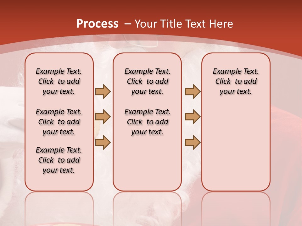 Senior Xmas Claus PowerPoint Template