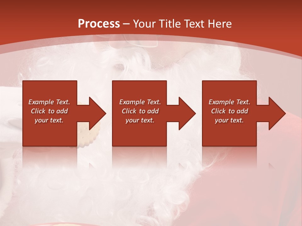 Senior Xmas Claus PowerPoint Template