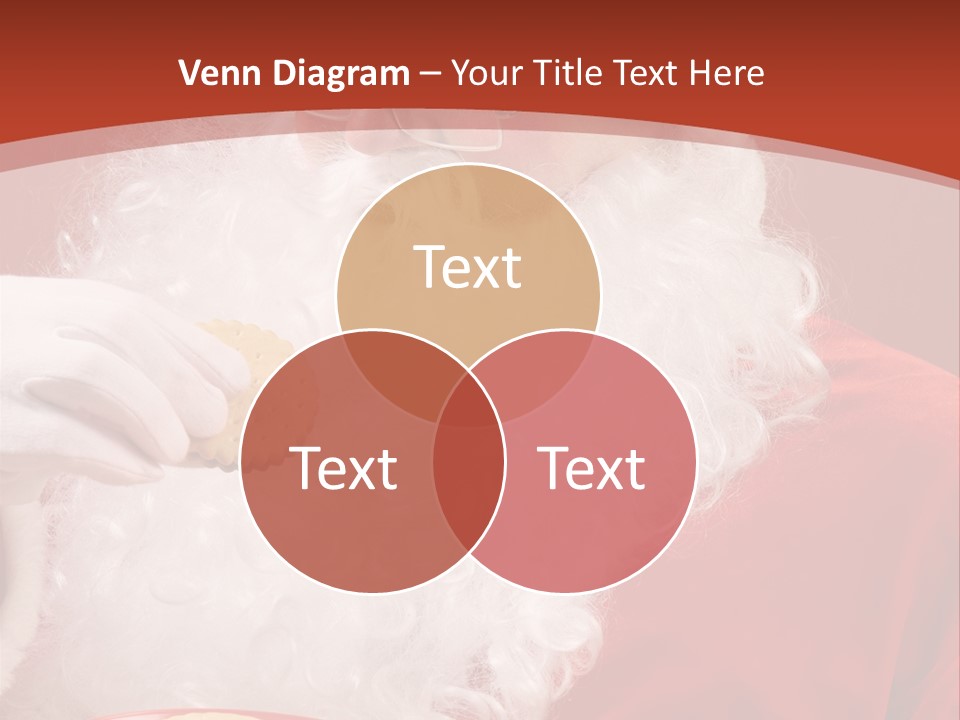 Senior Xmas Claus PowerPoint Template