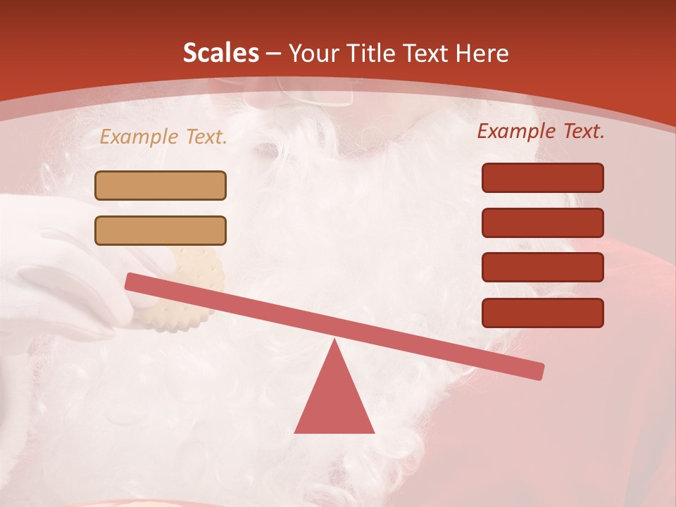 Senior Xmas Claus PowerPoint Template