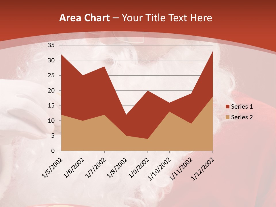 Senior Xmas Claus PowerPoint Template
