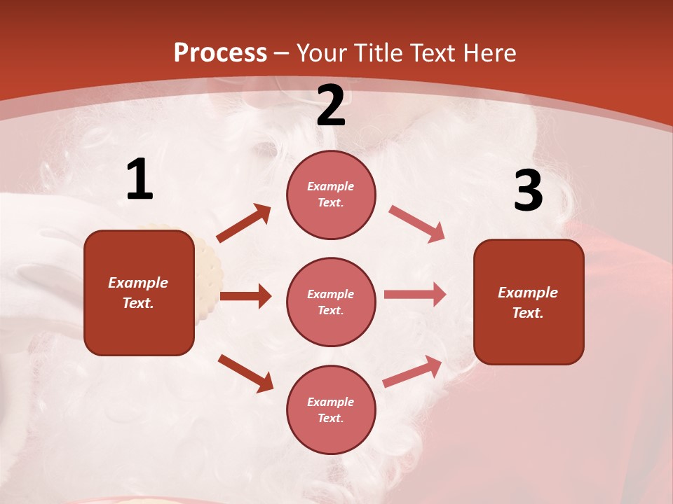 Senior Xmas Claus PowerPoint Template