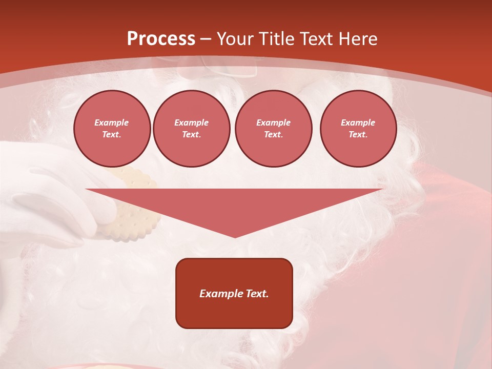 Senior Xmas Claus PowerPoint Template