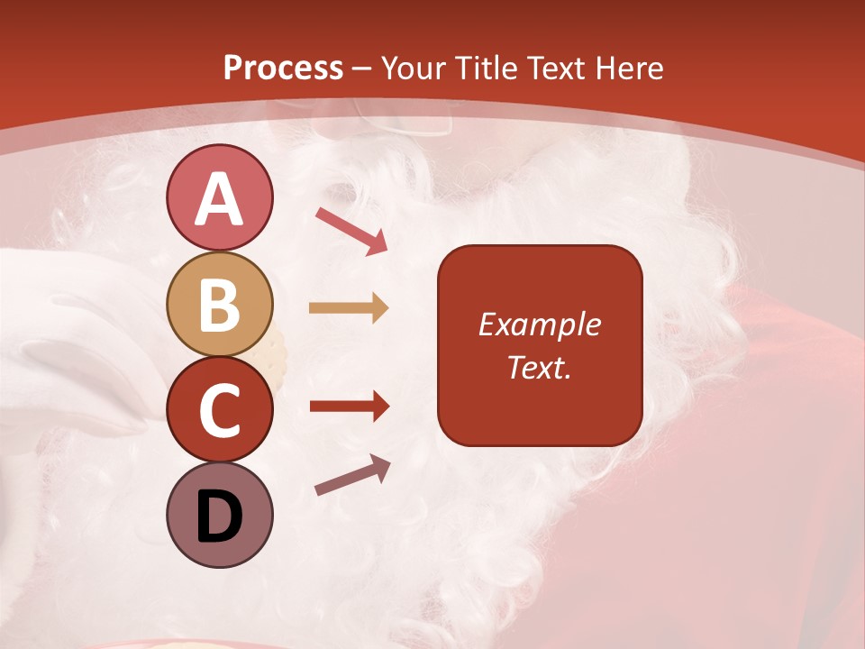 Senior Xmas Claus PowerPoint Template