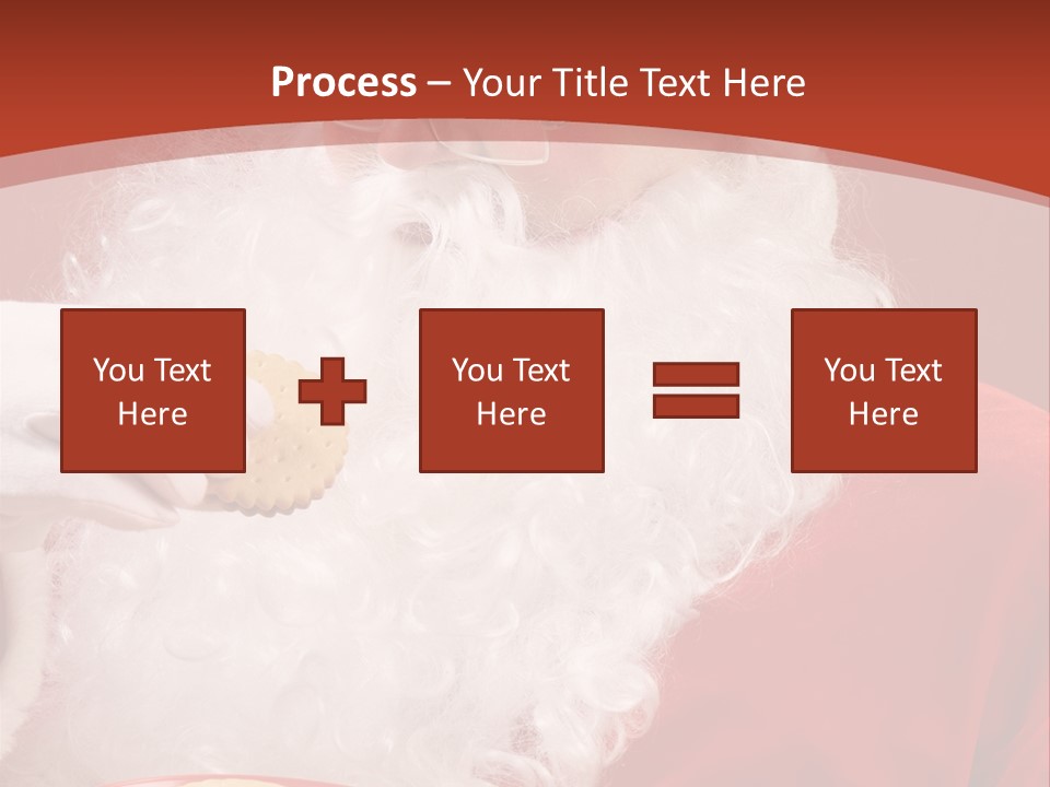 Senior Xmas Claus PowerPoint Template