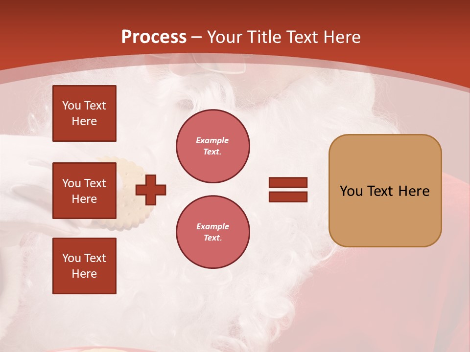 Senior Xmas Claus PowerPoint Template