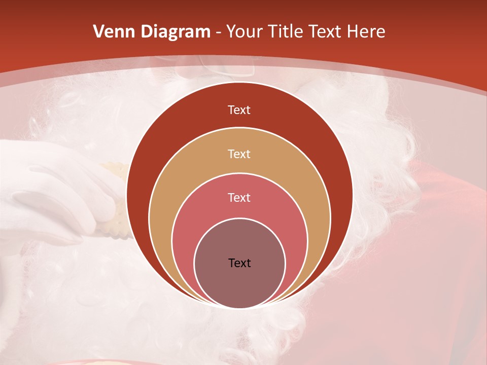 Senior Xmas Claus PowerPoint Template