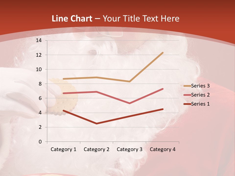 Senior Xmas Claus PowerPoint Template