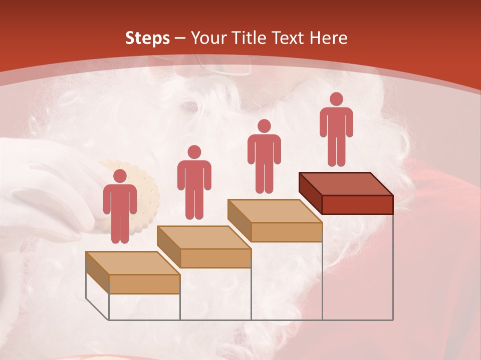 Senior Xmas Claus PowerPoint Template