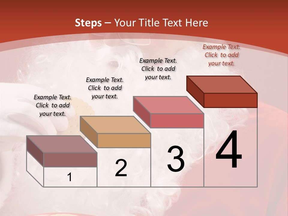 Senior Xmas Claus PowerPoint Template