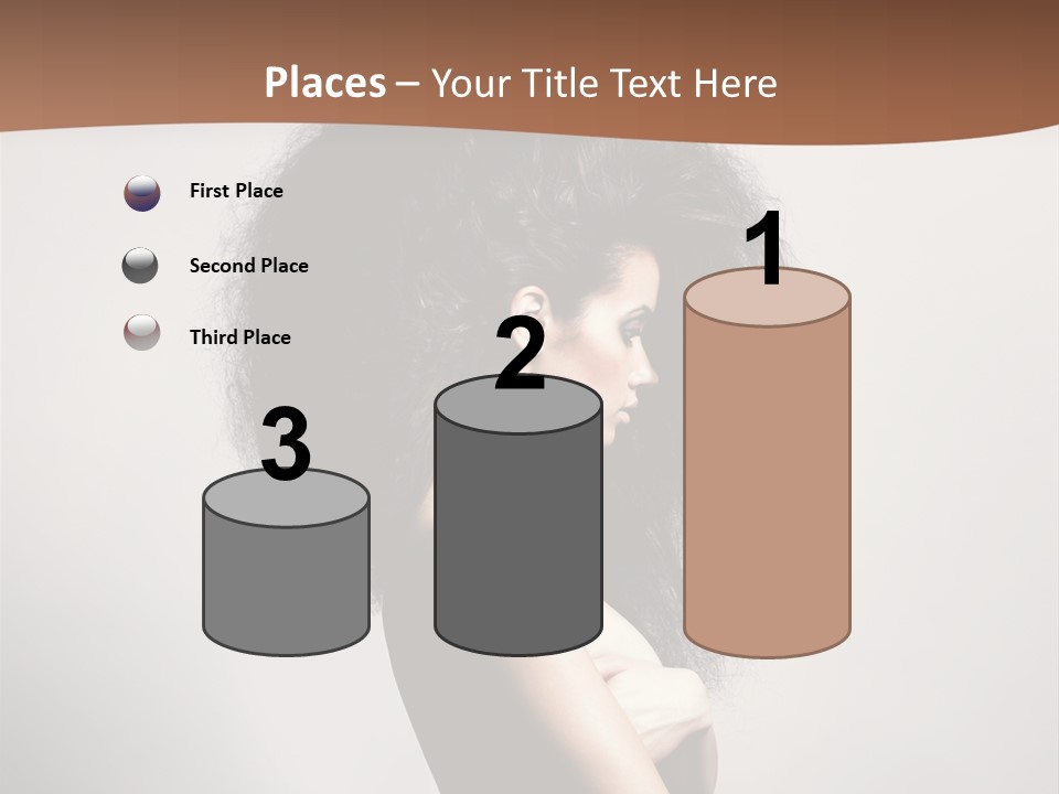 Adult Shining Beauty PowerPoint Template