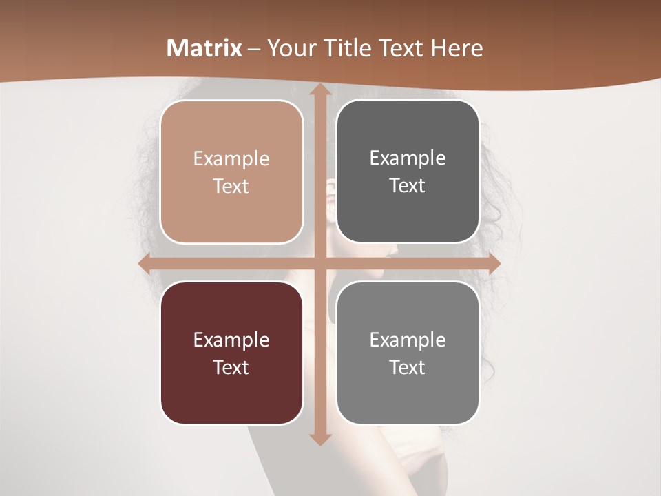 Adult Shining Beauty PowerPoint Template