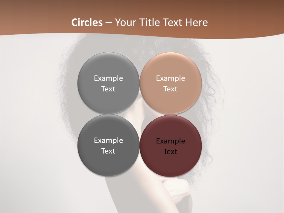 Adult Shining Beauty PowerPoint Template
