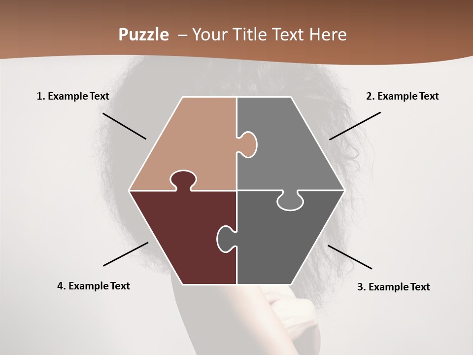 Adult Shining Beauty PowerPoint Template