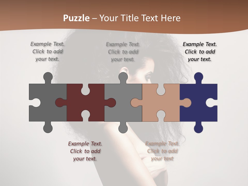 Adult Shining Beauty PowerPoint Template