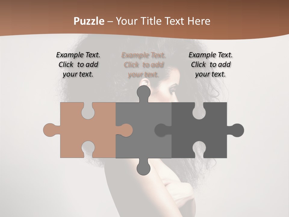 Adult Shining Beauty PowerPoint Template