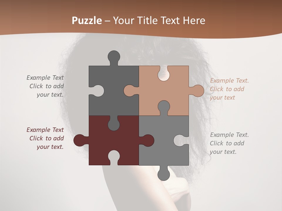 Adult Shining Beauty PowerPoint Template