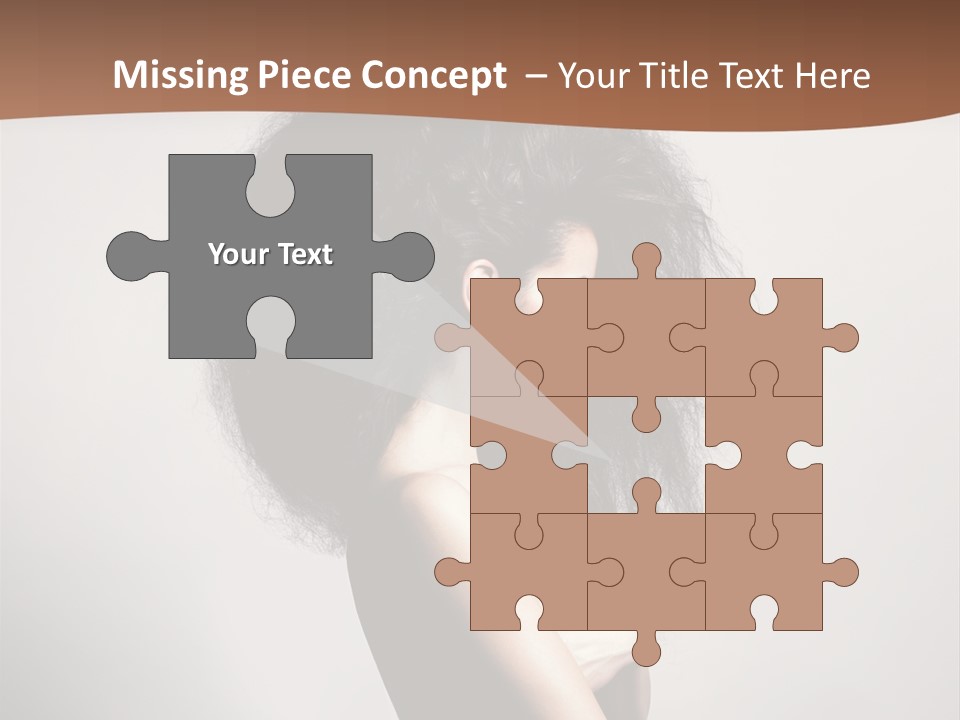 Adult Shining Beauty PowerPoint Template