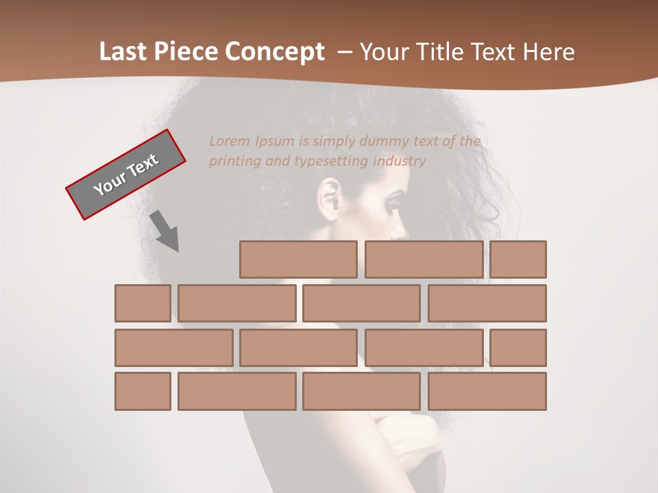 Adult Shining Beauty PowerPoint Template