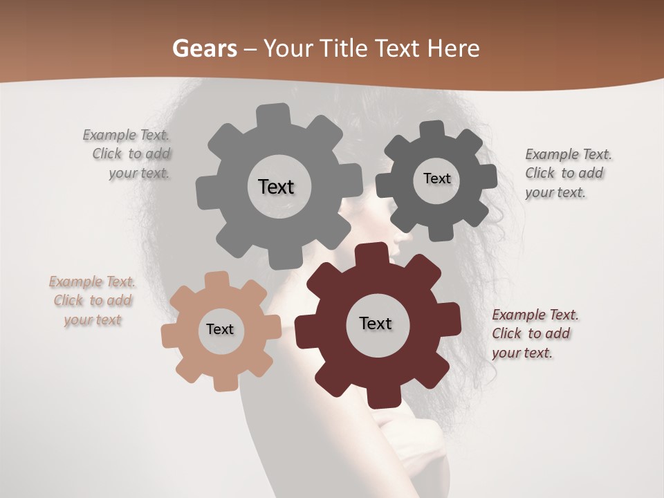 Adult Shining Beauty PowerPoint Template