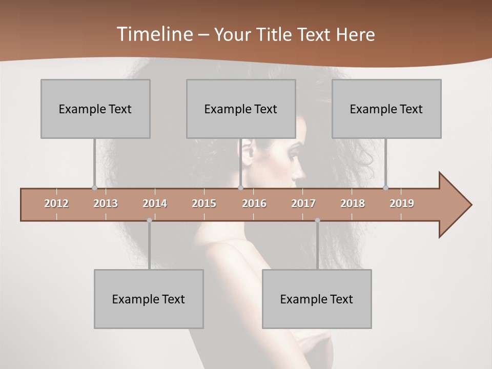 Adult Shining Beauty PowerPoint Template