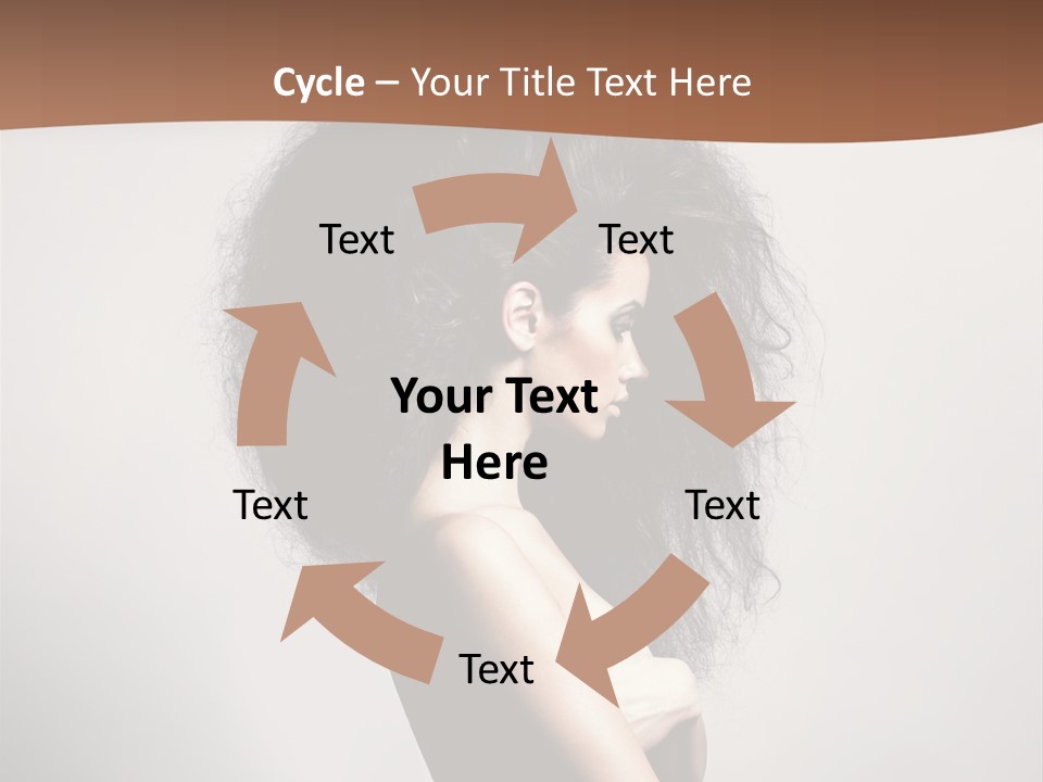 Adult Shining Beauty PowerPoint Template