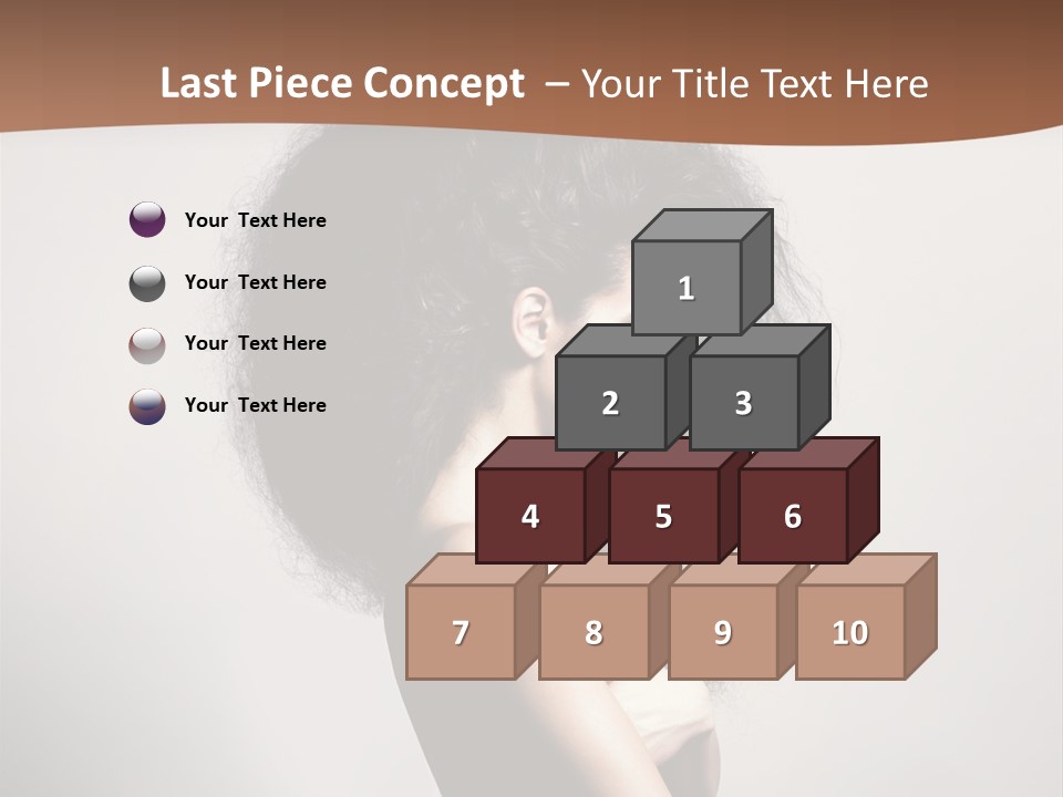 Adult Shining Beauty PowerPoint Template