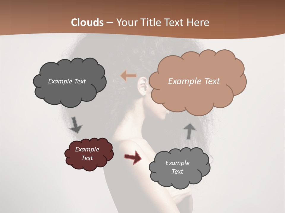 Adult Shining Beauty PowerPoint Template