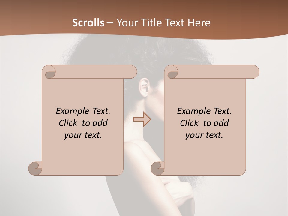 Adult Shining Beauty PowerPoint Template