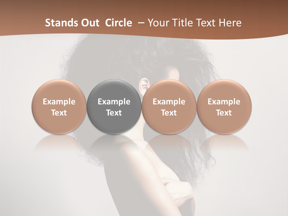 Adult Shining Beauty PowerPoint Template
