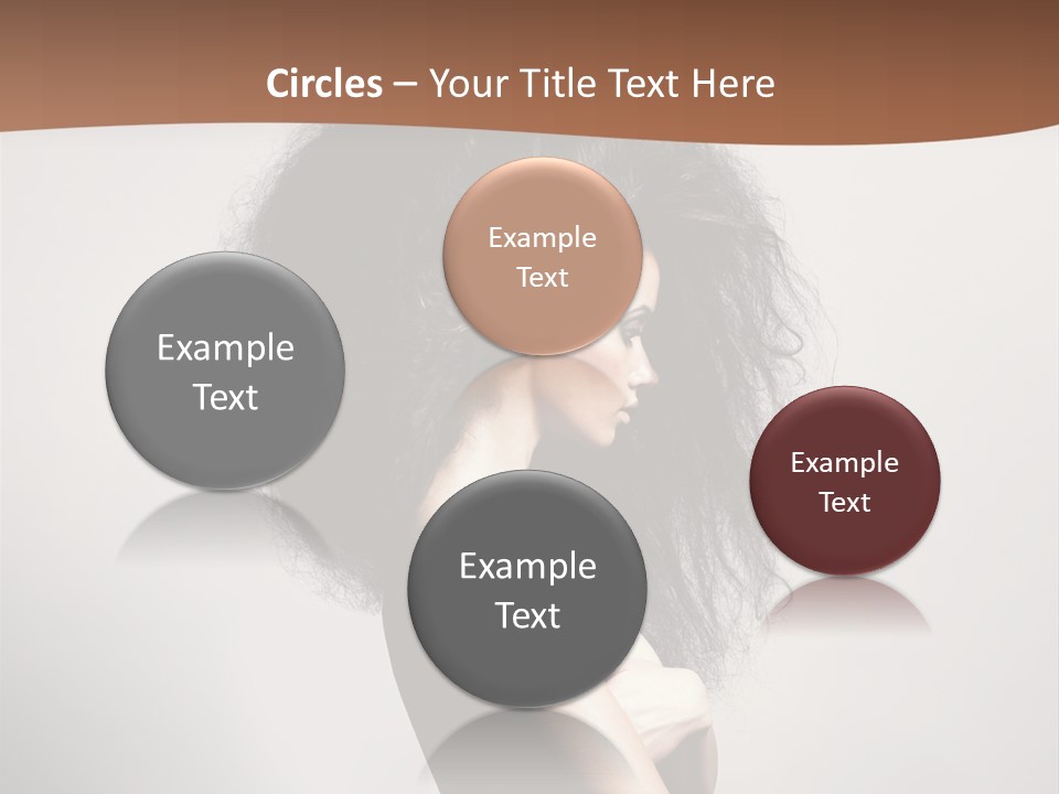 Adult Shining Beauty PowerPoint Template