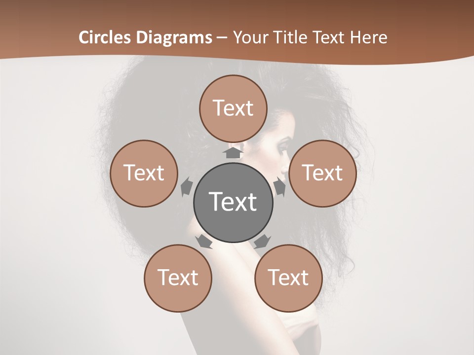 Adult Shining Beauty PowerPoint Template