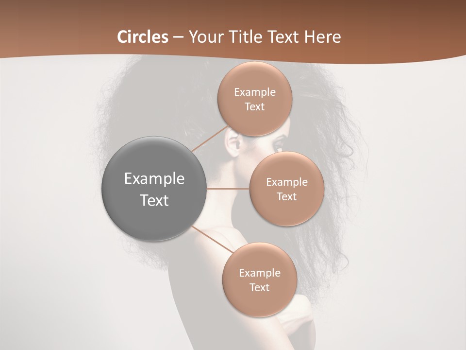 Adult Shining Beauty PowerPoint Template