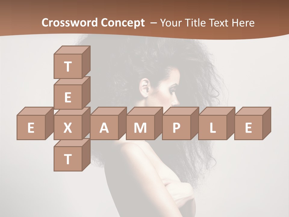 Adult Shining Beauty PowerPoint Template