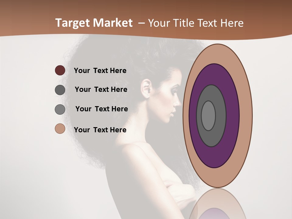 Adult Shining Beauty PowerPoint Template