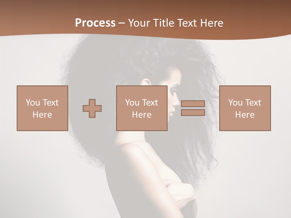 Adult Shining Beauty PowerPoint Template