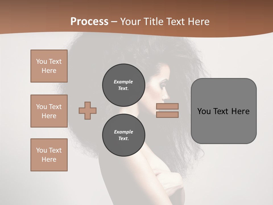 Adult Shining Beauty PowerPoint Template