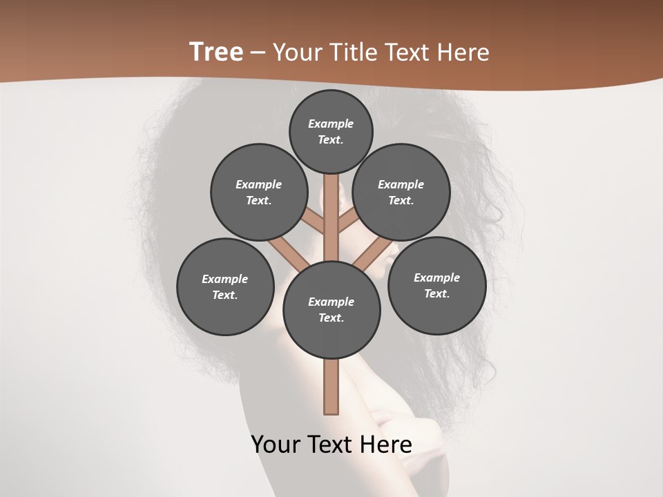 Adult Shining Beauty PowerPoint Template