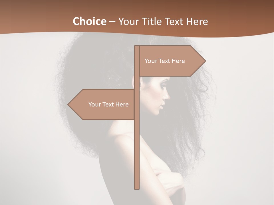 Adult Shining Beauty PowerPoint Template