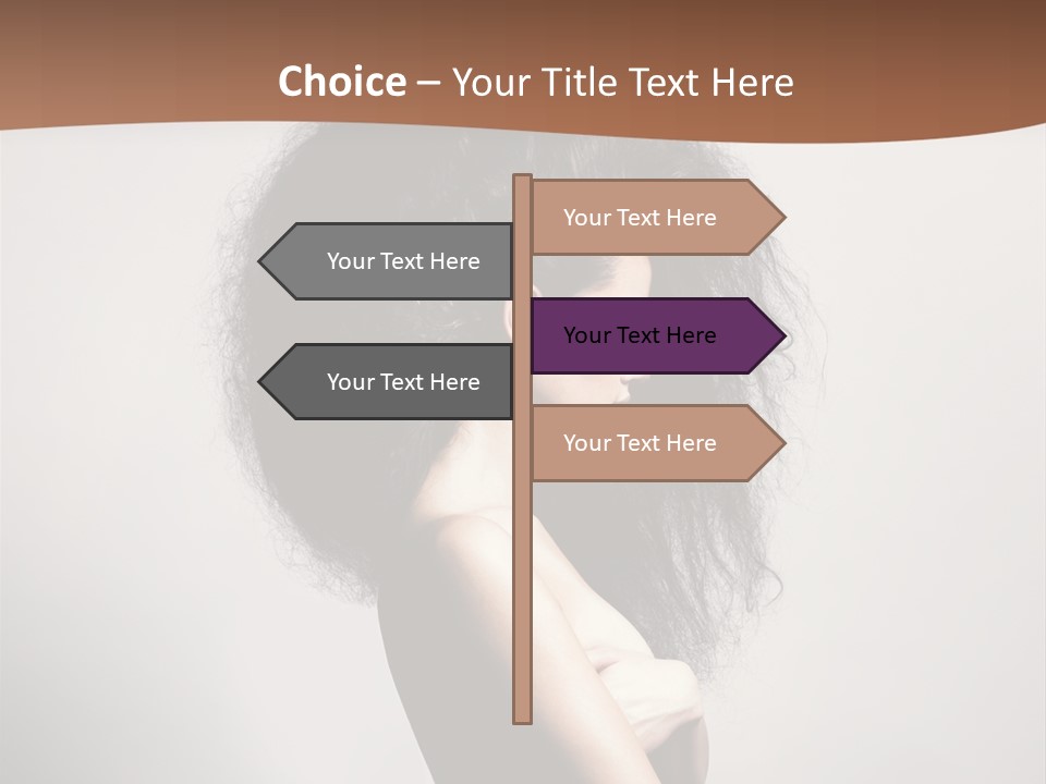 Adult Shining Beauty PowerPoint Template