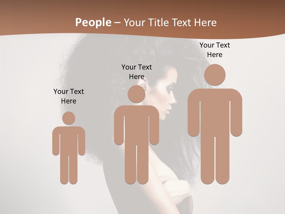 Adult Shining Beauty PowerPoint Template