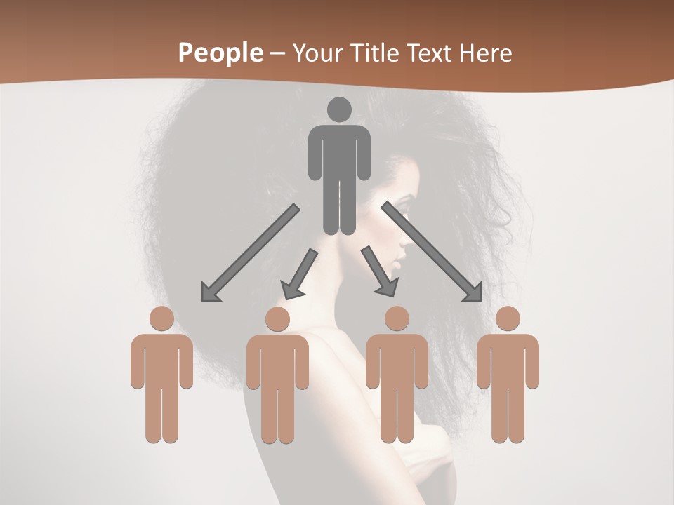 Adult Shining Beauty PowerPoint Template